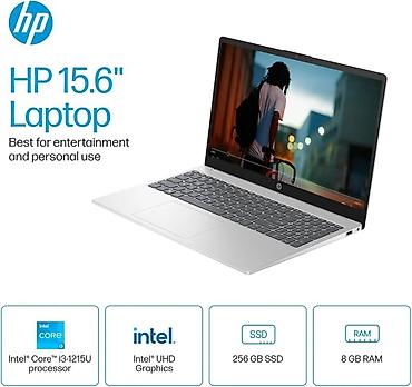 Ноутбуки HP: HP Laptop 15-fd023dx серого цвета с тонкими рамками, сенсорным — 8