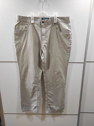 pantalone s: Trousers, XL (EU 54), Chiago, Classic, color - Beige