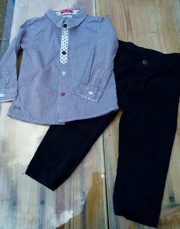 pantalone na preklop: Set: Shirt, Trousers, 86