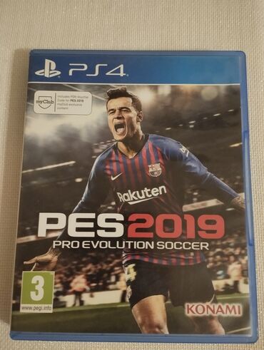 PS4 (Sony Playstation 4): Ps4diski pes2019 barter var 📀 metrola çatdırılma var tam ideal
