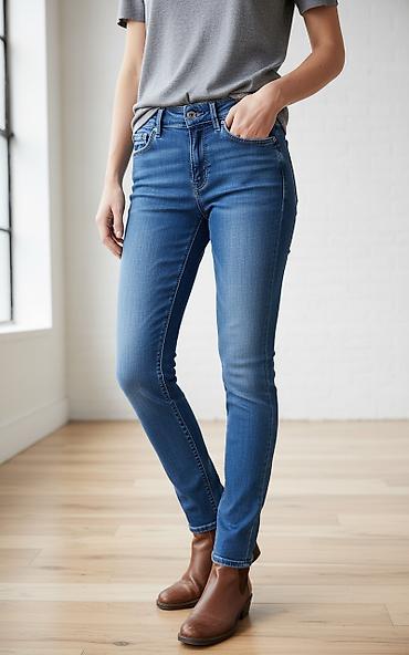 Farmerke: REPLAY ženske farmerke – model New Luz (Skinny Fit) - Klasičan plavi — 3