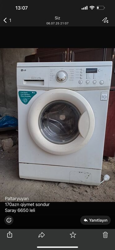 toxuma masini: Paltaryuyan maşın 5 kq, Avtomat, Kredit yoxdur, Ünvandan götürmə