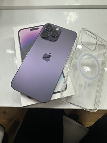 Apple iPhone: IPhone 14 Pro Max, 256 GB, Deep Purple, Zəmanət