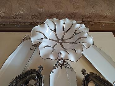 Nahar dəstləri və servizlər: Nahar dəsti, rəng - Ağ, Farfor — 15