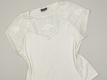 białe t shirty v neck: T-shirt damski, C&A, S