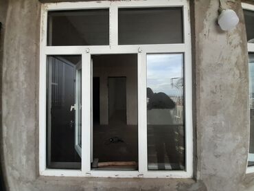 терезе пластик: Yeni İkiqat şüşə paketi Plastik pəncərə, Еni: 140 sm, Uzunluğu: 160 sm