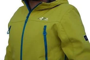 Jakne za prelazni period: Muška outdoor softshell jakna – žuta sa plavim rajsferšlusima - — 25
