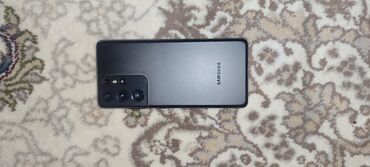скупка нерабочих телефонов: Samsung Galaxy S21 Ultra, Б/у, 256 ГБ, цвет - Черный, 2 SIM