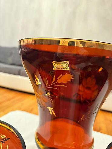 Вазы: Konfet qabı ve vaza çexiyanın 3 lü dest — 3