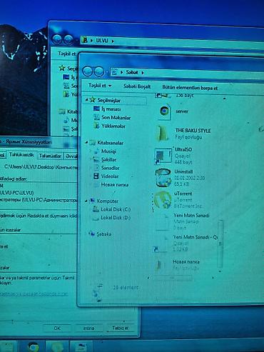 Acer 17" LCD monitor. Hec bir problem yoxdur