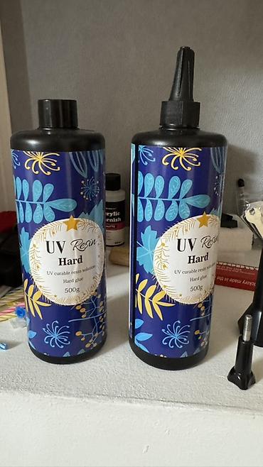 uvb лампа купить: Набор для работы с УФ-смолой: - УФ‑смола UV Resin Hard, отверждаемая — 1
