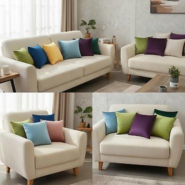 Подушки: Декоративные подушки и наволочки в наличии и на заказ. Качественные at lalafo.kg — 1 Подушки: Декоративные подушки и наволочки в наличии и на заказ. Качественные — 1