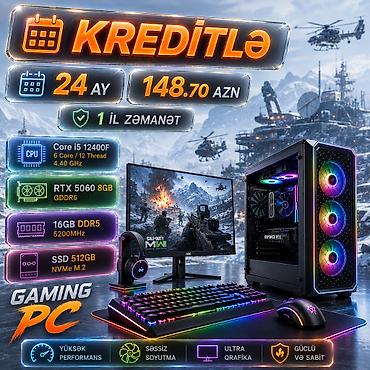 mini itx: Gaming PC | Core i5 12400F| RTX 5060 8GB| SSD 512GB| RAM 16GB DDR5| — 1