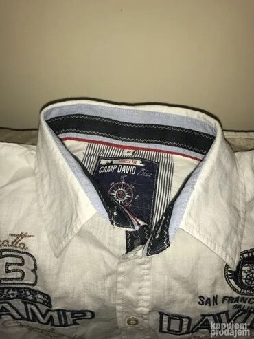 Duksevi: Original CAMP DAVID kosulja M NOVA 100% Line Ramena 46cm, duzina na lalafo.rs — 2 Duksevi: Original CAMP DAVID kosulja M NOVA 100% Line Ramena 46cm, duzina — 2