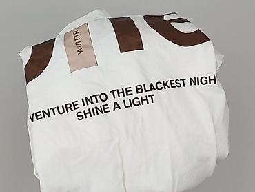 białe t shirty basic: One, T-shirt damski, rozmiar XL — 7
