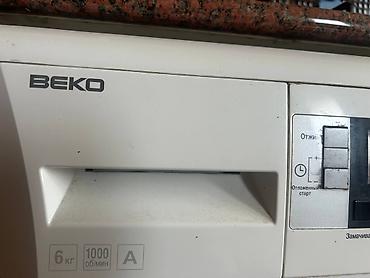 hoffmann paltaryuyan: Paltaryuyan maşın Beko, 6 kq, İşlənmiş, Avtomat, Qurutmasız, Kredit yoxdur, Ünvandan götürmə — 1