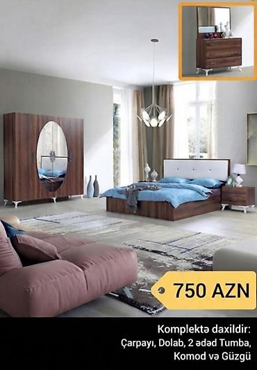çay termosu: İkinəfərlik çarpayı, Termo, Dolab, 2 tumba, Azərbaycan, Yeni — 1