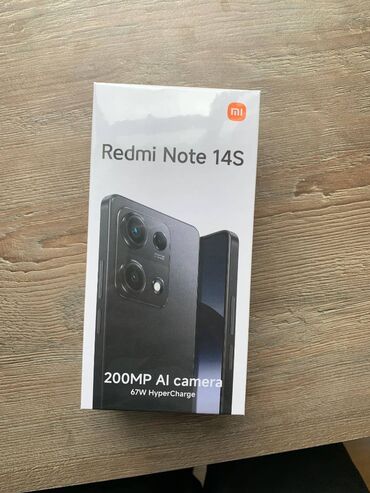 redmi 12 pro max: Redmi Note 14S, 256 GB, rəng - Qara