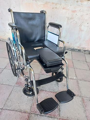 icare: Tualet funksiyalı əlil arabası - Oturacaqda çıxarılan mərkəz hissə və — 2