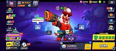 Другое: Brawl Stars oyunu üçün hesab - Kupa: 15 060 (Kupa Yolu I) - Toplanan — 1