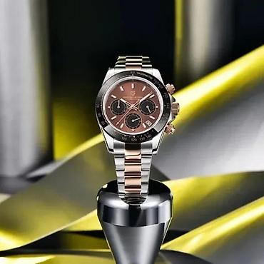 Ručni satovi: PAGANI DESIGN PD-1644 Sport - 40mm -Cokolada- Rolex Daytona Potpuno — 3