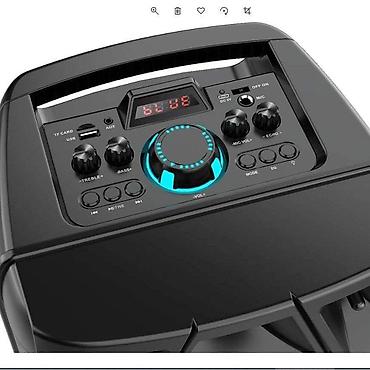 radio: Портативная колонка караоке ZQS-8210 Цвет: чёрный Версия BT: 5.0 — 3