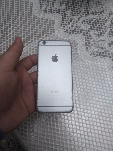 Apple iPhone: IPhone 6, 64 ГБ, Серебристый, Отпечаток пальца