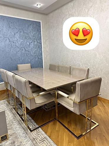 Stol 8 stulla 5aydi alinib 3500azn satilir tecili 1600azn qarayev