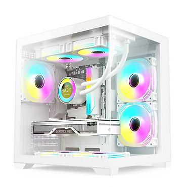 ПК корпусу, Жаңы, Mini-ATX, түсү - Ак