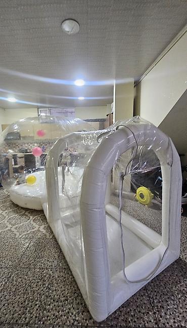 ikinci el cadir: Şişmə şəffaf “balon otaq” – uşaqlar üçün təhlükəsiz oyun kubu Uşaqlar — 3