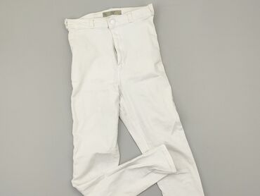 biała spódnice jeansowe: Jeansy, L, stan - Dobry