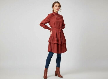 sukienki na wesele cinnamon: Women`s dress, size S