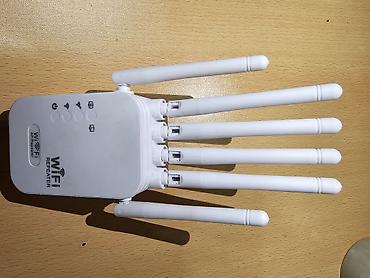 ev modem: Wi‑Fi Repeater / AP Range Extender - 6 ədəd xarici antena: daha geniş — 2