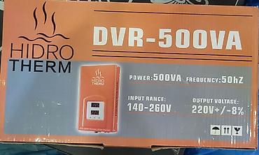stabilizator satilir: HIDRO THERM DVR-500VA stabilizator satılır Yeni, istifadə olunmayıb — 1