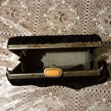 Çantalar: Roza i̇lməli̇ retro çanta -🎁 hədi̇yyəli̇ (şəkillərə bax) -1930-50 ci — 13