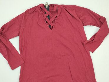 czerwona satynowe bluzki: Bluzka Damska, 2XL, stan - Dobry