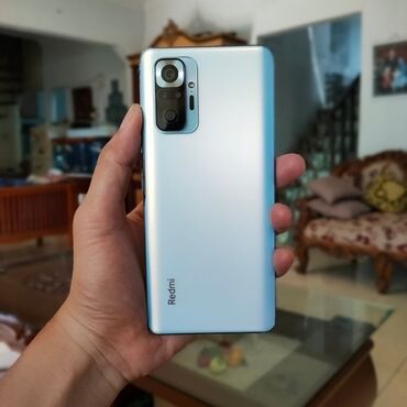 xiaomi note 10 pro: Xiaomi Redmi Note 10 Pro, 128 GB, rəng - Mavi, 
 Düyməli, Barmaq izi, İki sim kartlı