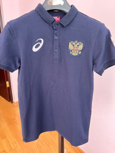 мужские футболки из вискозы: Футболка S (EU 36), цвет - Синий