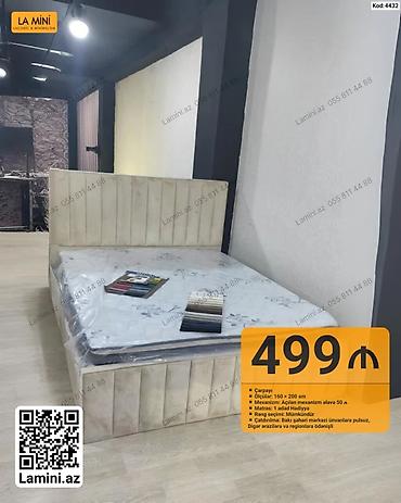 Məhsul: Çarpayı - Ölçü: 160 × 200 sm - Mexanizm: Açılan mexanizm lalafo.az -da Məhsul: Çarpayı - Ölçü: 160 × 200 sm - Mexanizm: Açılan mexanizm