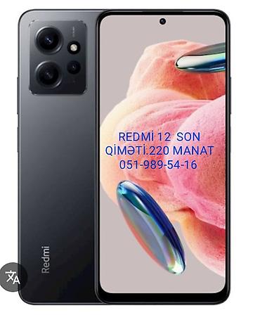 not 12 ekran: Model: Redmi 12 - Böyük ekranlı, nazik çərçivəli dizayn - Ön kamera — 1