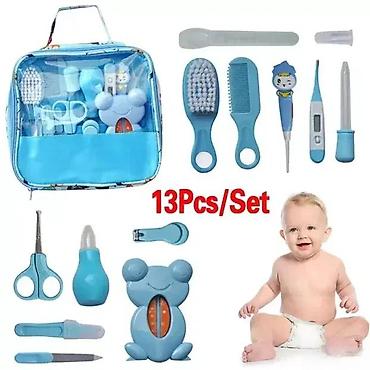 bebi oprema kragujevac: KOZMETICKI SET ZA BEBE I DECU - 13 DELOVA+TORBICA | Napravljen od — 1