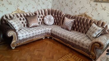 Divanlar: 💫 Künc divan 💸 *Qiymət 550 azn* ✔️ İdeal veziyetde ✔️ Demək olar