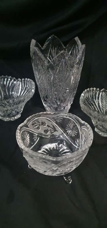Другие товары для кухни: Хрусталь СССР вареньицы,салатницы,конфетницы,вазы-без сколов и — 8