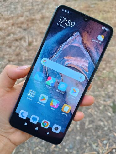 Redmi: Redmi, Redmi 12C, Б/у, 128 ГБ, цвет - Синий, 1 SIM, 2 SIM, eSIM