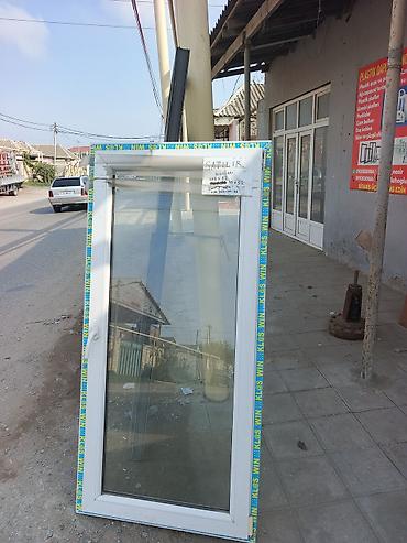 plastik ayna: Ikinci əl pəncərə satılır normal vəziyyətdədir PVC pəncərə çərçivəsi — 1