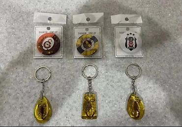 açarlıq: Futbol klub loqolu aksesuar dəsti - Üst sırada: dairəvi nişan tipli — 1