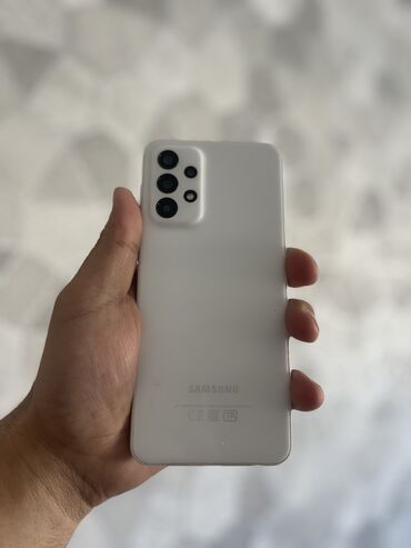 Samsung: Samsung Galaxy A23, 64 GB, rəng - Ağ, Barmaq izi, Face ID