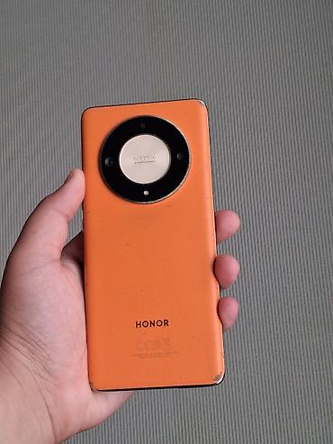 Honor X9b, 256 GB, rəng - Narıncı, Zəmanət, Barmaq izi, Simsiz şarj