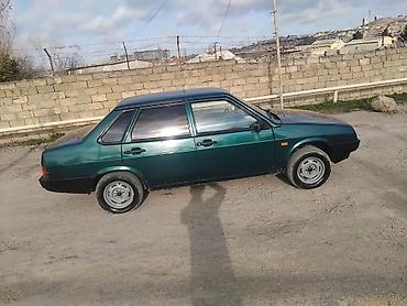 VAZ (LADA): LADA Samara (21099) sedan - Kuzov: 4 qapılı sedan, tünd yaşıl rəng - — 5