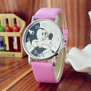 часы с позолотой: Мультяшные кварцевые наручные часы с Микки Маусом, модные